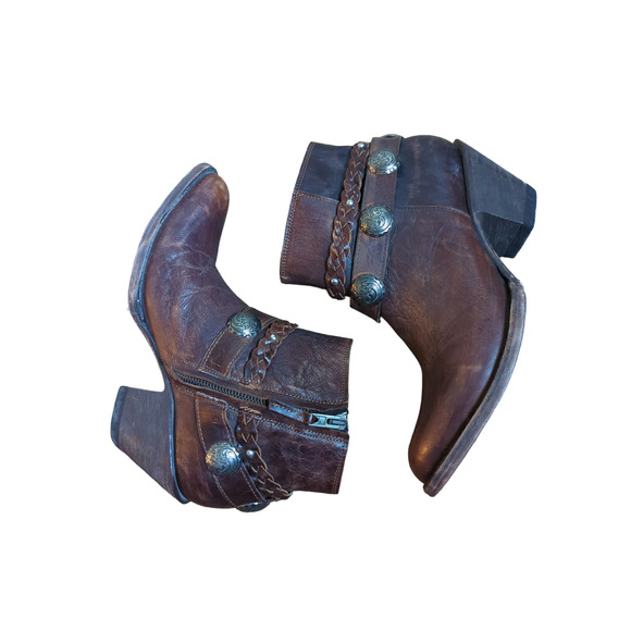 Idyllwind Fierce Brown Western Boots - Round Toe size 7 - Picture 5 of 8